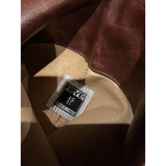 Frye - 77739 - Shirley- Over The Knee Brown Leather Riding Boots - 9B - Picture 12 of 15